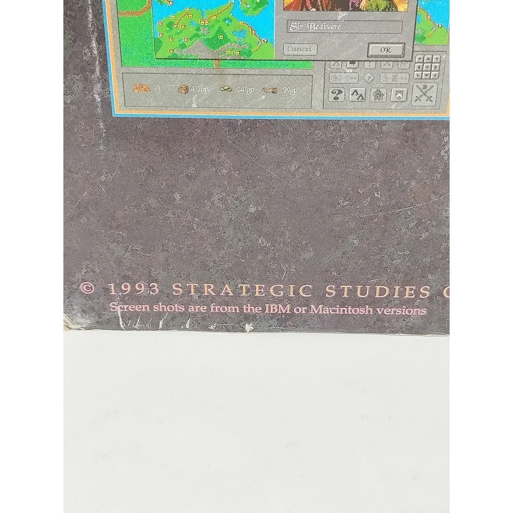 Strategic Studies Group Warlords II PC Game 1993 Big Box Turn Based DOS Strategy